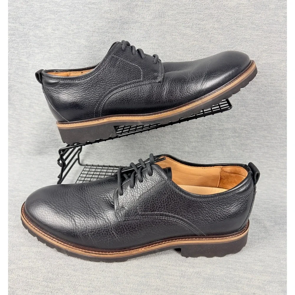 Samuel Hubbard Featherlight Founder Mens 10.5 W Black Leather Derby Shoes